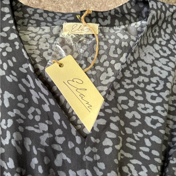 Elan Charcoal Long Sleeve lightweight Dress - size medium - Picture 8 of 16